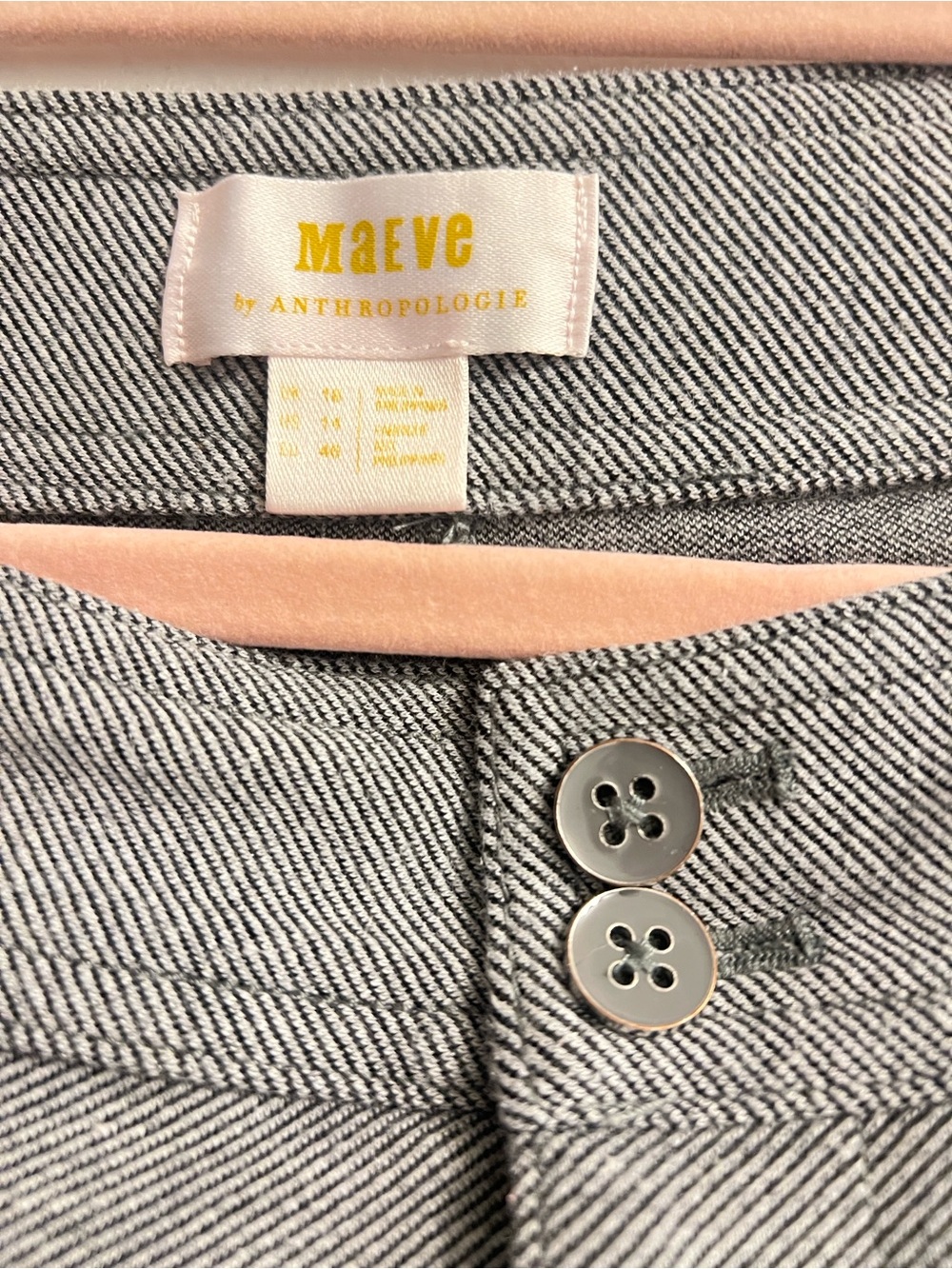 Maeve Gray Knit Flared Sweatpants - Picture 7 of 8